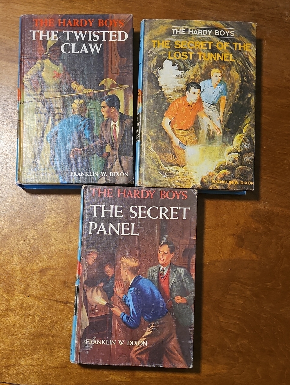 The Hardy Boys Mystery Books - The Secret Panel, Lost Tunnel, Twisted Claw